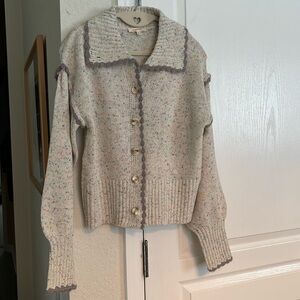 NWOT - ADORABLE BUTTON DOWN CARDIGAN SWEATER